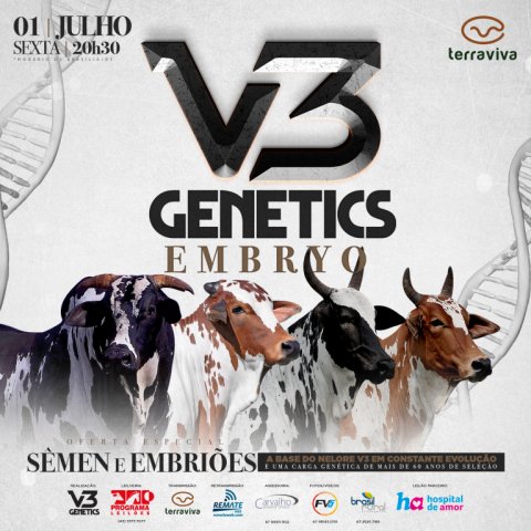 Eventos - Leilão V3 Genetics Embryo